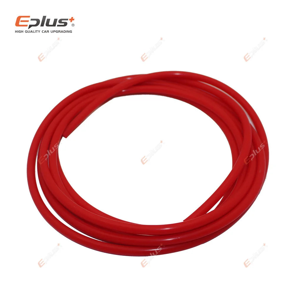EPLUS Silicone Vacuum Tube Hose Silicon Tubing Universal 3MM 4MM 6MM 8MM 10MM 12MM Red Auto parts Free Delivery