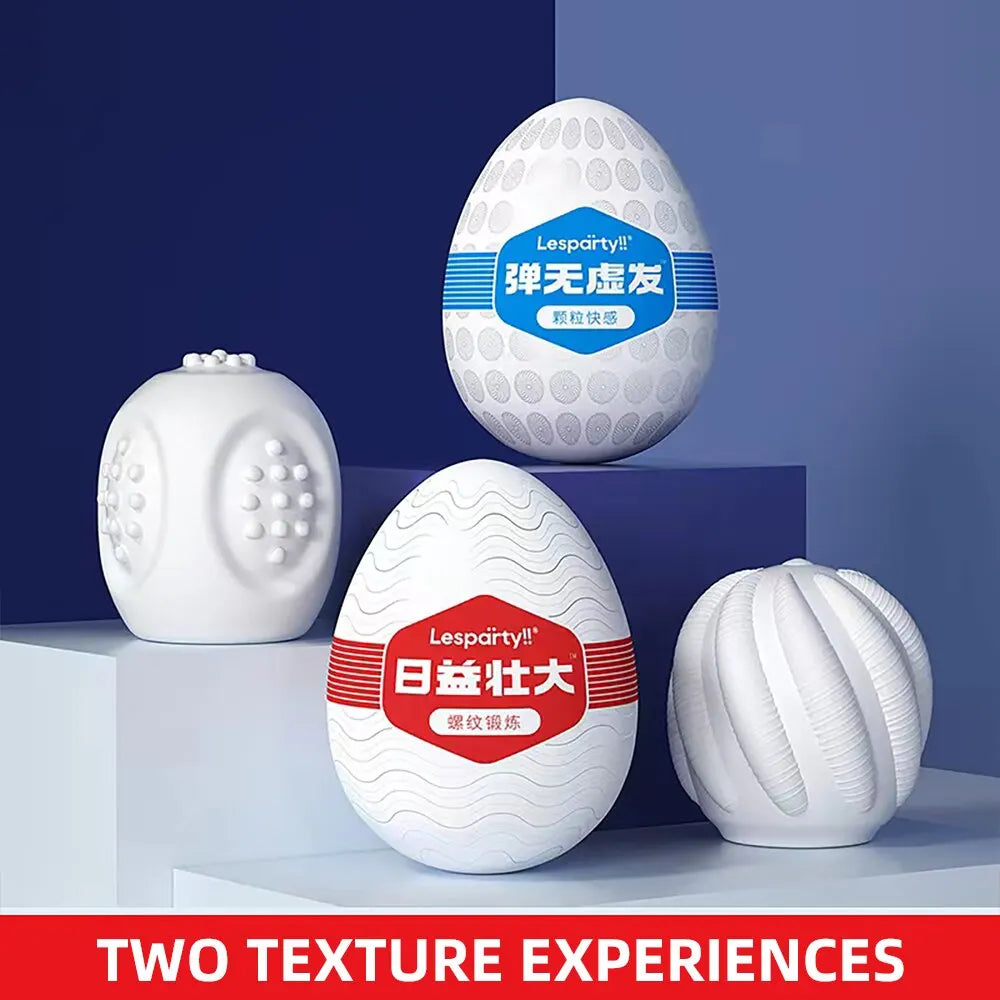Realistic Masturbator Egg for Men Pocket Pussy 3D Textured Vagina Adult Sex Toys Blowjob Male Masturbation Stroker Penis Sleeve