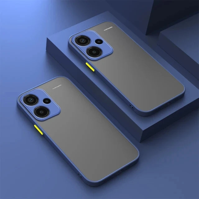 New Shockproof Armor Case For Xiaomi Redmi Note 13 Pro+ 5G Soft TPU Bumper Clear Hard PC Cover Caque Redmi Note13 Pro 4G 5G