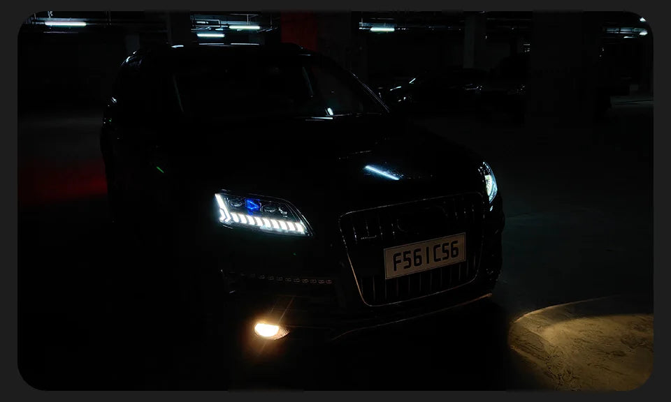 Car Lights for Audi Q7 Q7L Headlight 2006-2015 Q7 Head Lamp Drl Projector Lens Automotive Accessories