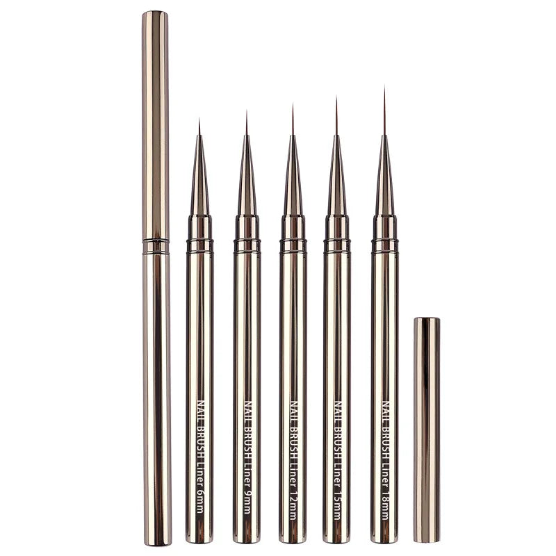 1/2pcs Professionnel Brushes Tools Nail Glue Phototherapy Pen UV Gel Brush Pen Acrylic Nail Art Painting Drawing Brush Manicure