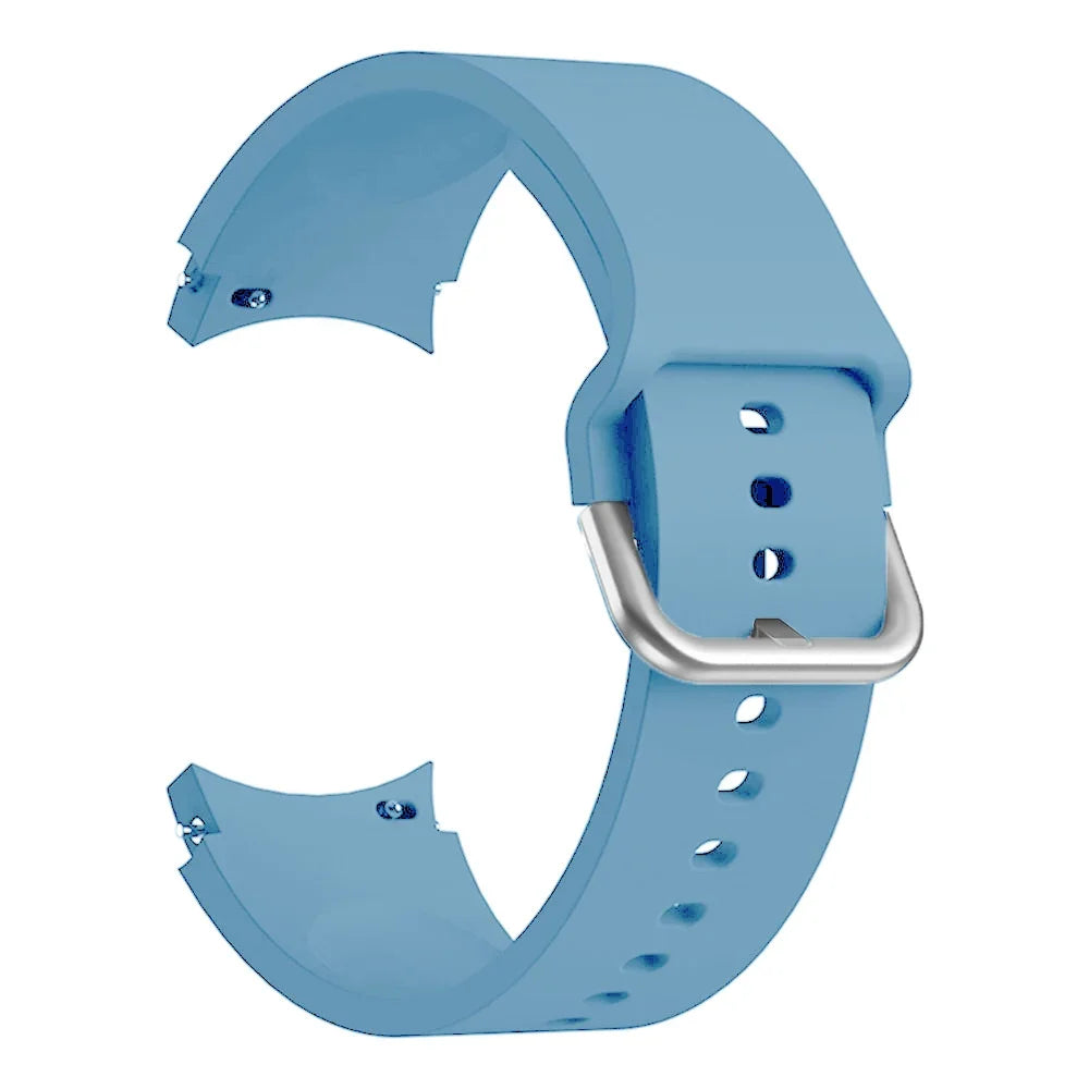 Original Silicone Band for Samsung Galaxy Watch 7 6 5 4 40mm/44mm 5Pro No Gap Bracelet Galaxy Watch 6/4 Classic 46mm 47mm Strap