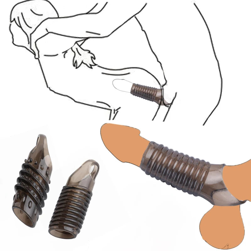 Sleeve For Penis Ring Cock Ring Penile Thickening Clitoris Stimulator NairoMarket Sleeve For Penis Ring Cock Ring Penile Thickening Clitoris Stimulator NairoMarket