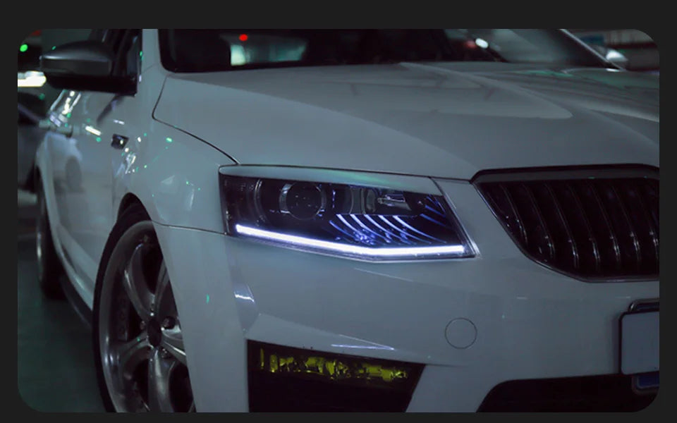Car Styling Headlights for Skoda Octavia LED Headlight 2015-2017 LED Head Lamp DRL Signal Projector Lens Automotive Accessories