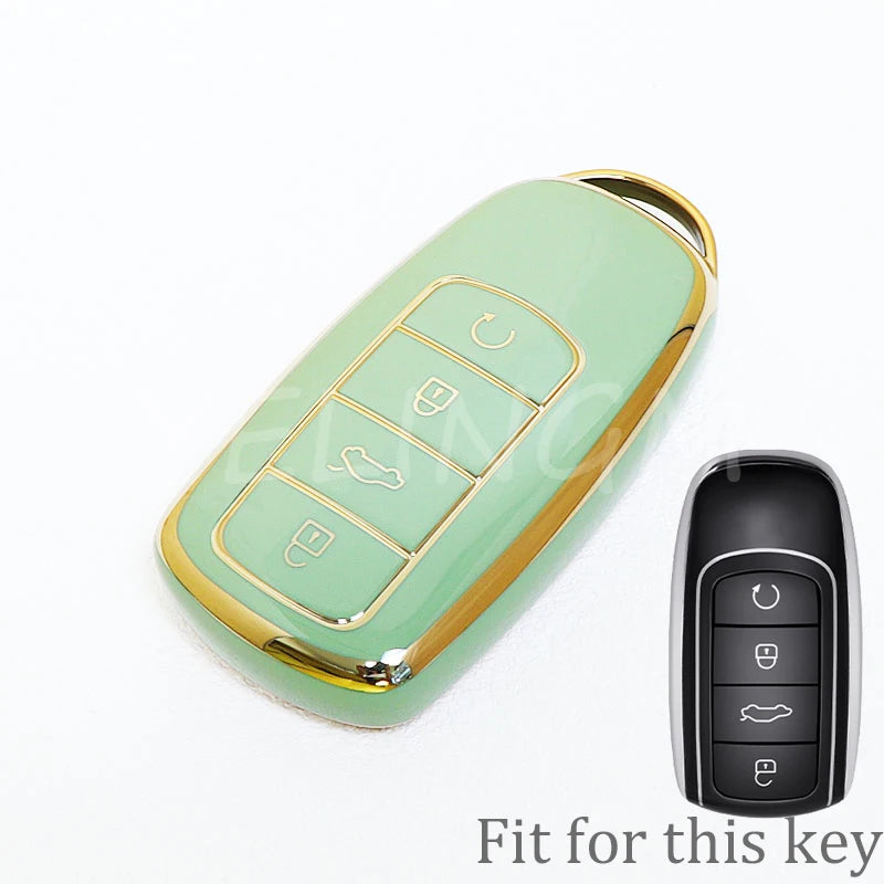 New TPU Car Remote Key Case Cover Protector for Chery Tiggo 8plus Tiggo 8 New 5 Plus 7pro Max Omoda 5 C5 Accessories