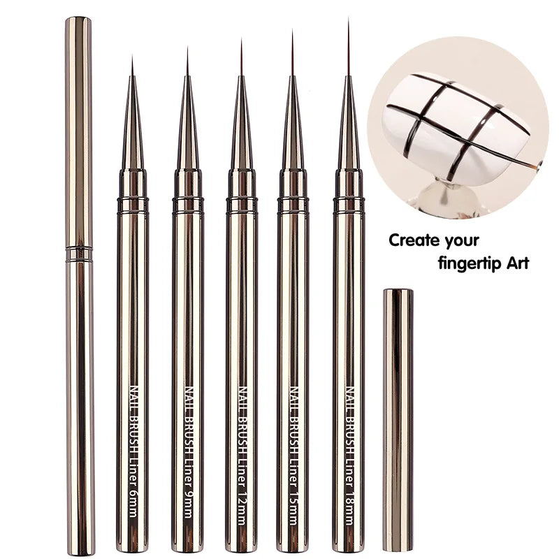 1/2pcs Professionnel Brushes Tools Nail Glue Phototherapy Pen UV Gel Brush Pen Acrylic Nail Art Painting Drawing Brush Manicure