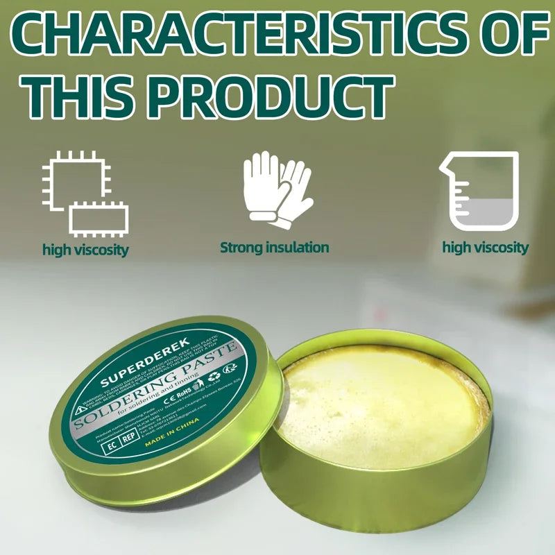 Soldering Paste Rosin Flux Lead-free High Purity Welding Flux Soldering Iron Repair Paste Flux for PCB BGA PGA SMD Repair