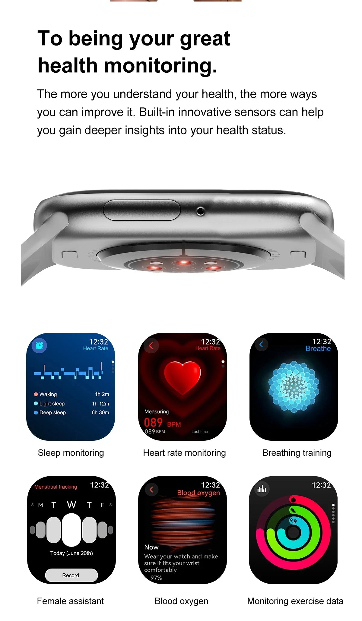 2025 Series 10 Watch 10 GPS Smart Watch Memory Music Video Bluetooth Call Heart Rate Waterproof NFC Smartwatch For Android IOS