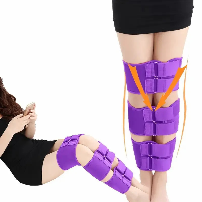 3pcs Knock Knees Straightener Straps - Professional Legs Straightening Belts For Adults - Improve Posture & Correct Leg Alignmen