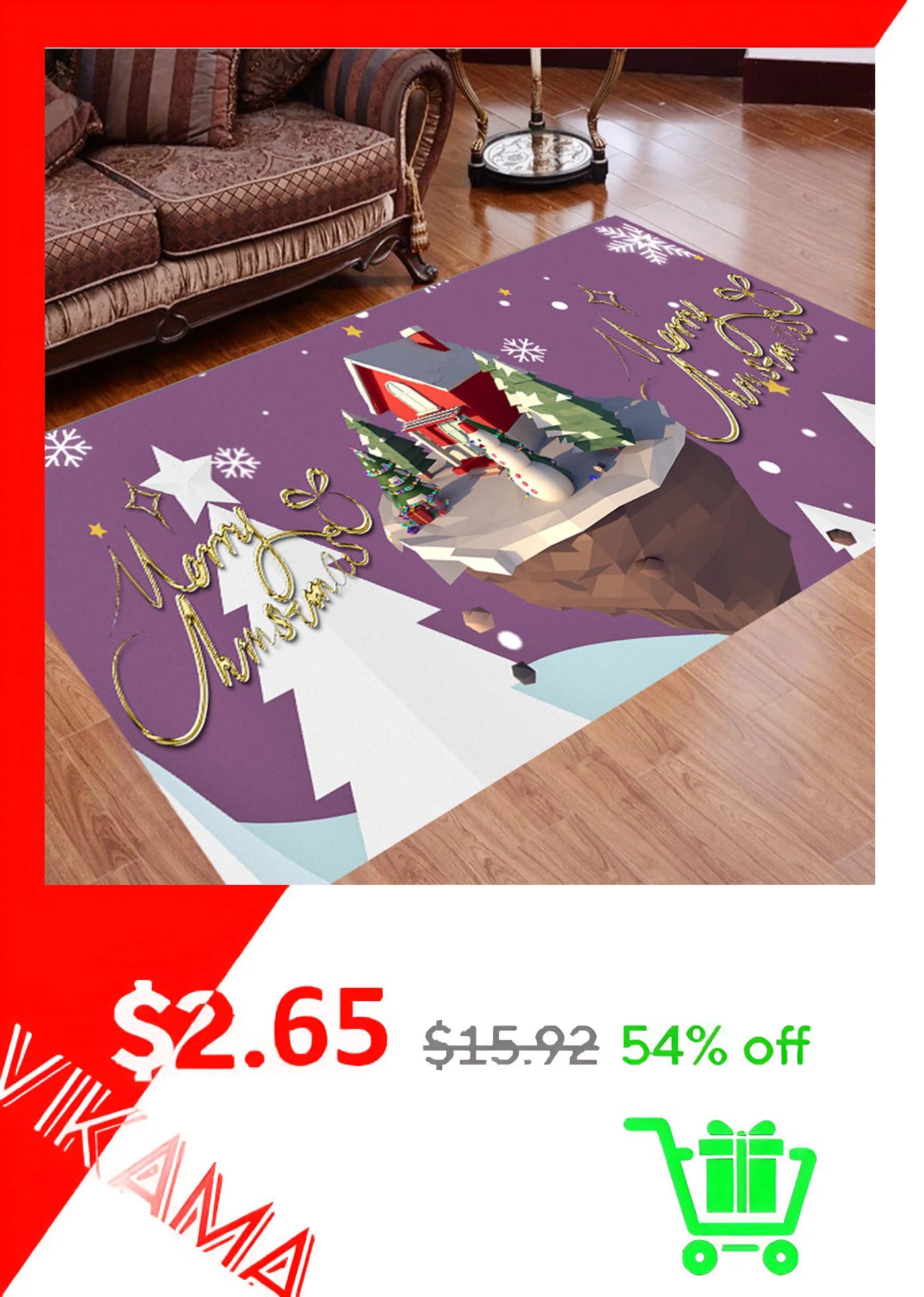 VIKAMA Solid Color Simple Nordic Tie-dye Carpet Living Room Bedroom Bbed Sofa Comfortable Blanket Silk Wool Floor Mat All Spread