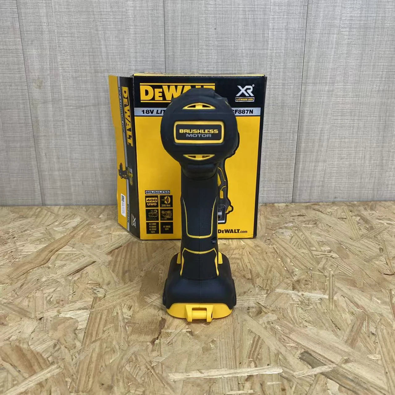 Original DEWALT 18V DCF887 electric screwdriver 20V brushless impact screwdriver 205Nm only for the body