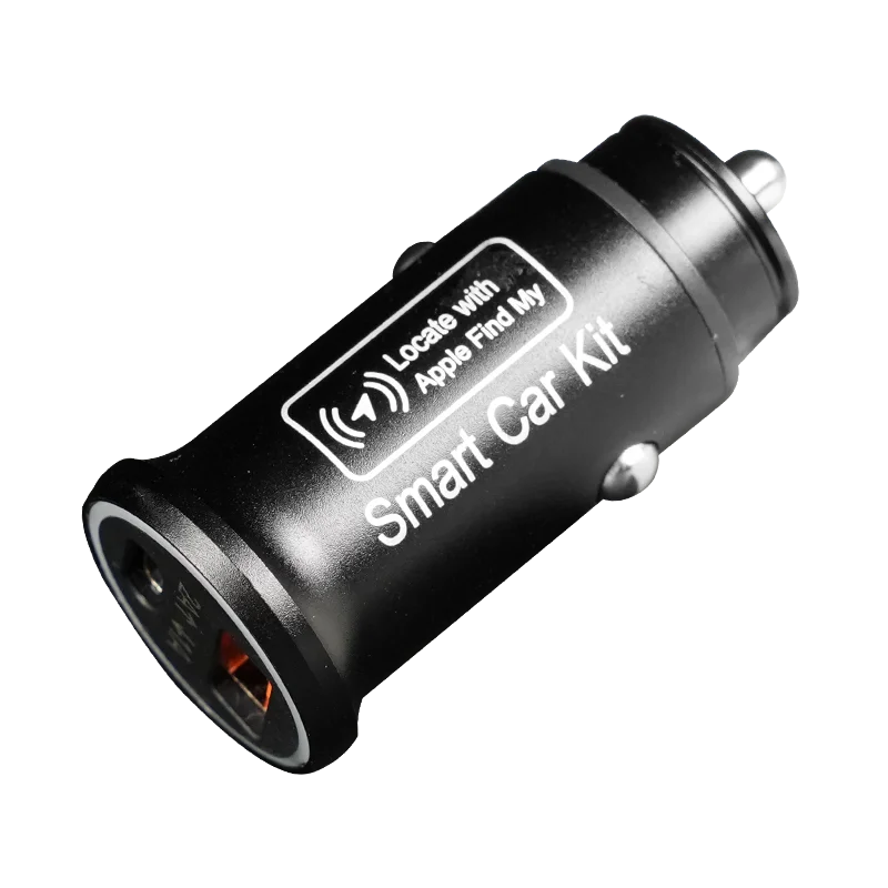 2Types 2 in 1 Mini GPS Car Tracker & Car Charger Real Time Tracking Anti-Theft Anti-lost Locator Support Apple Find My APP