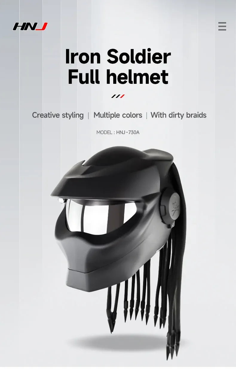 New Model MOTOCROSS HELMET PREDATOR OFF ROAD  DOT CERTIFIED UNISEX MOTORCYCLE S
