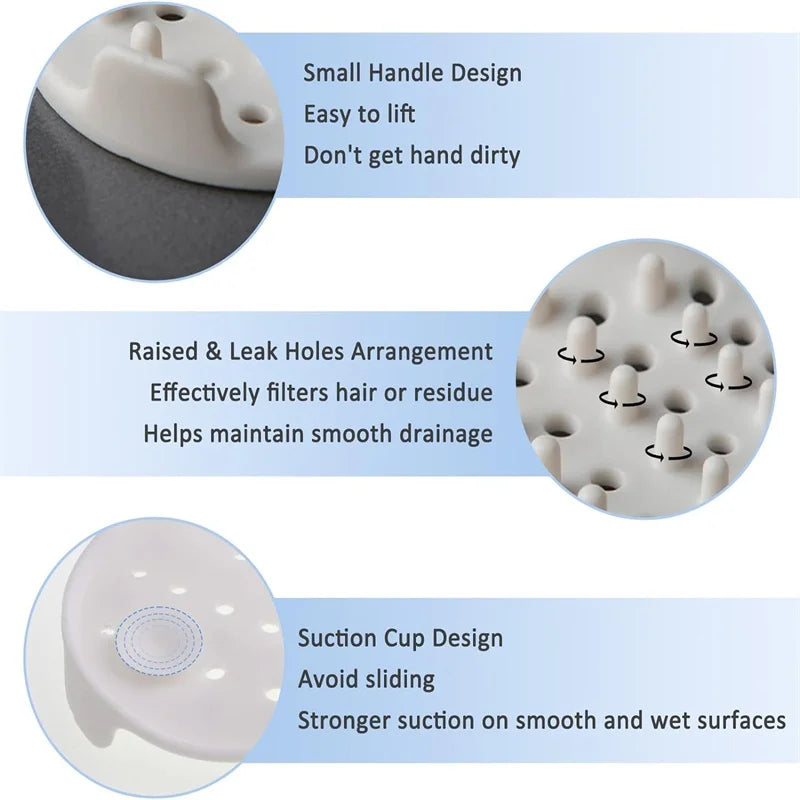 Anti-blocking Hair Catcher Hair Stopper Plug Trap Shower Floor Drain Covers Sink Strainer Filter Bathroom Kitchen Accessories