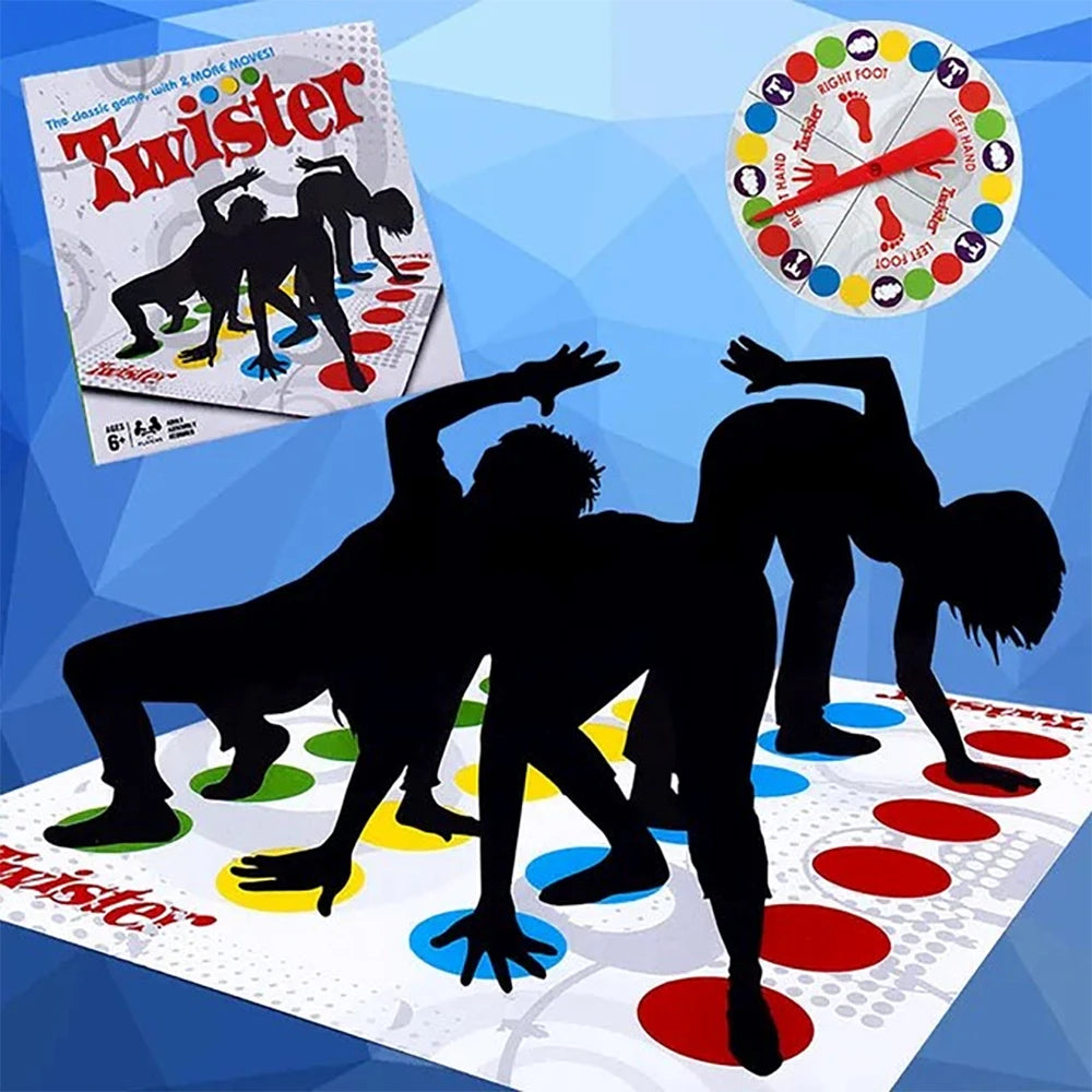 Twister Ultimate Bigger Mat More Colored Spots Family Kids Party Game Parent-child Game Board Game Body Twist Multiplayer Party