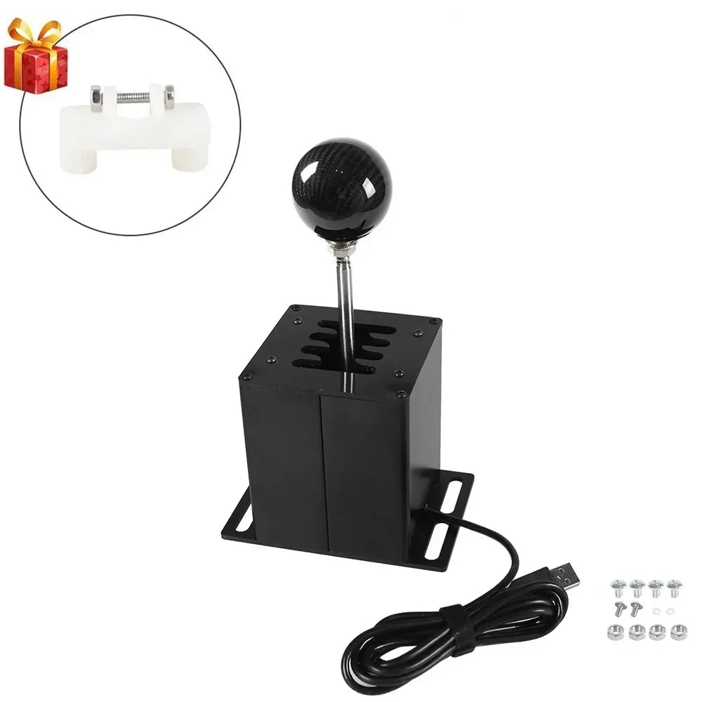 PC USB H Gear Shifter For Logitech G29/G25/G27/G920 For Thrustmaster T300RS/GT For ETS2 Simracing Racing Game Shifter HB-1014