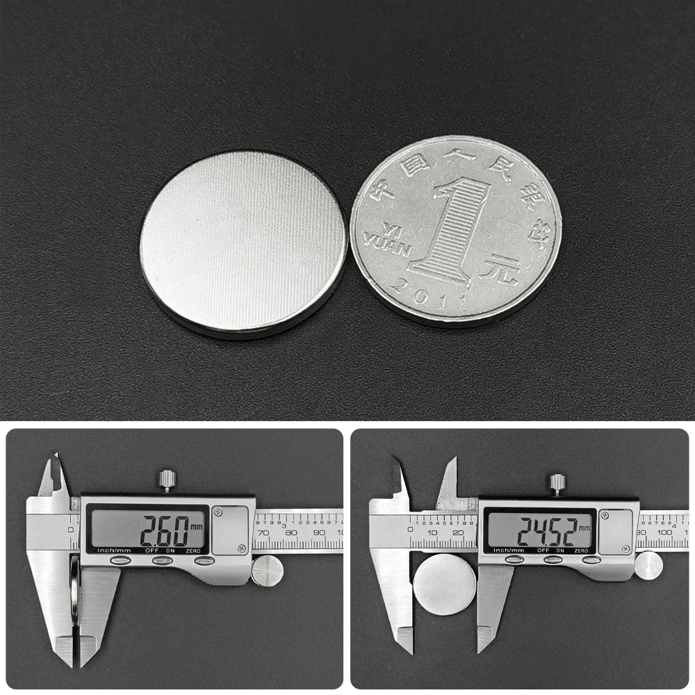 5Pcs 25x3 Round Imanes 25mmx3mm Neodymium N35 Permanent NdFeB Super Strong Powerful Magnetic Imane Disc 25*3