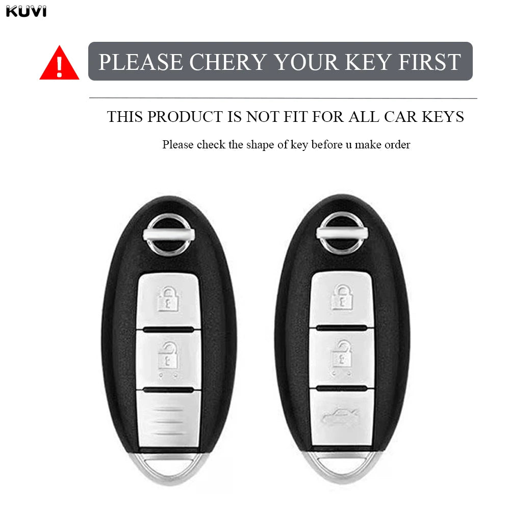 3 Button TPU Car Key Case Cover For Nissan Micra Murano Juke Alissa Pulsar X-trail Note Almera Altima Auto Keychain Protector