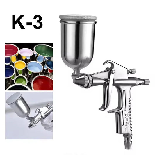K-3/F2 125ml Paint Air Sprayer Gun 0.5mm Pneumatic Atomizer Nozzle Air Sprayer Atomizer Aerograph Leather Paint Repair Tool