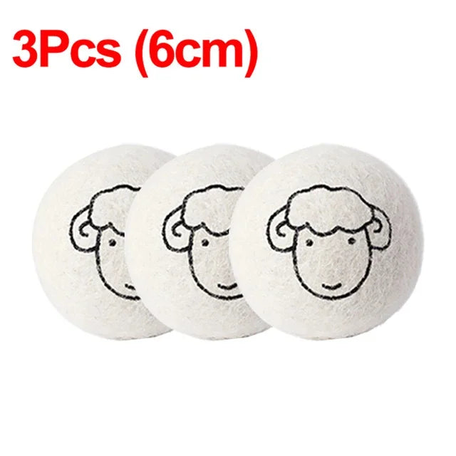 3Pcs Antistatic Special Anti-Winding Of Wool Household Drying Ball Reusable Washing Hine Parts 6Cm