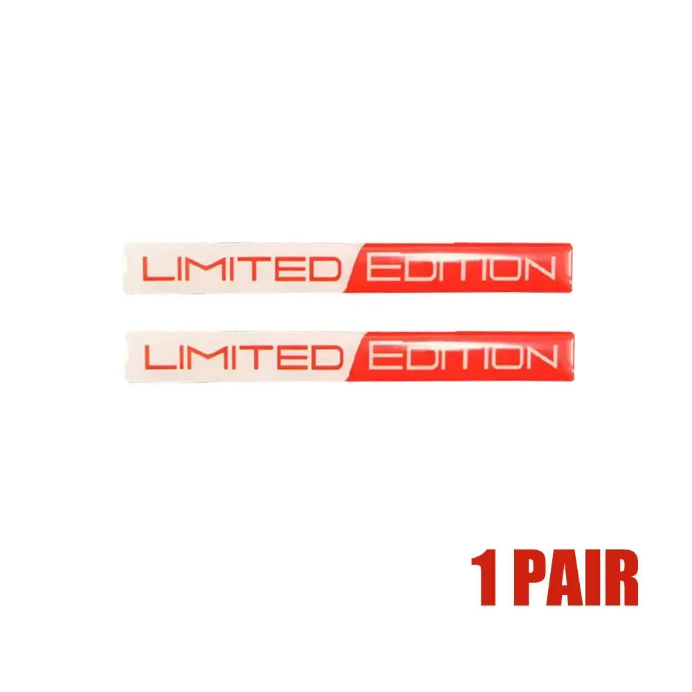 2x 3D Motorcycle Stickers Emblem Limited Edition Styling Badge Decal Sticker Motorcycle Accessories for Yamaha Suzuki Kawasaki