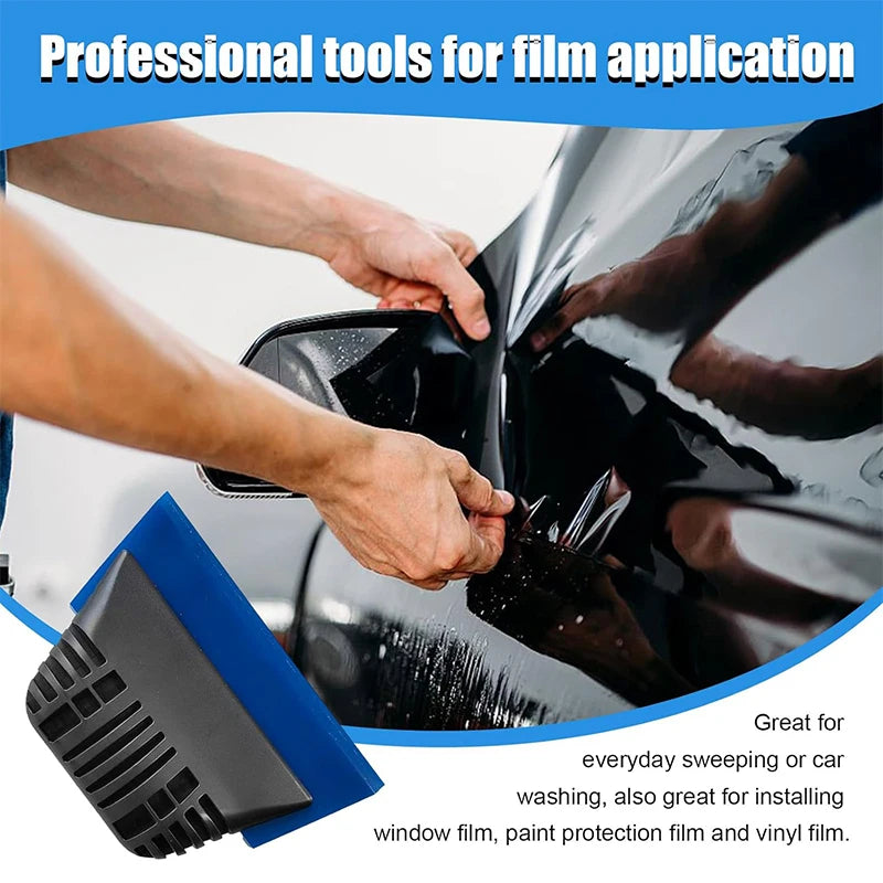 Silicone Scraper for Car Glass Rubber Squeegee Window Tint Tool Glass Water Wiper Mirror Cleaning Water Blade Car Accessories