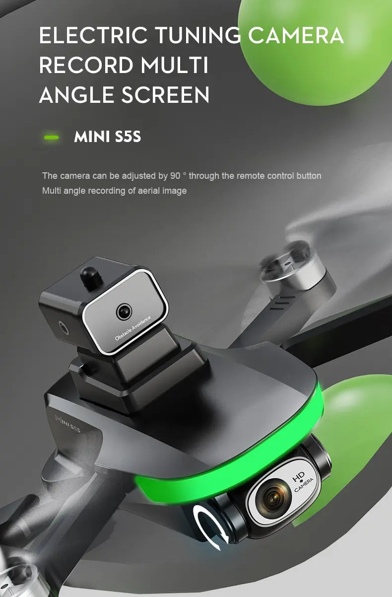 New S5S Mini Drone 4k Profesional 8K HD Camera Obstacle Avoidance Aerial Photography Brushless Foldable Quadcopter 1.2km