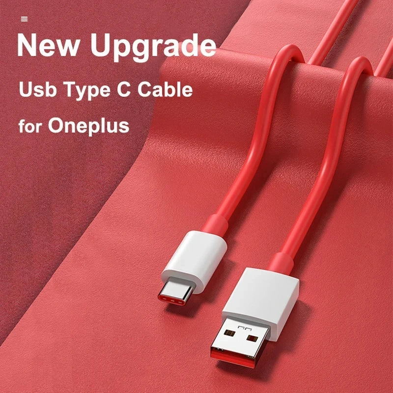 PD 65W For Oneplus USB Type C to Type C Super Fast Charging Data Cable For 13 12 11 10 Pro 9 10T 9R 8T 8 7 5A Quick Charger Wire