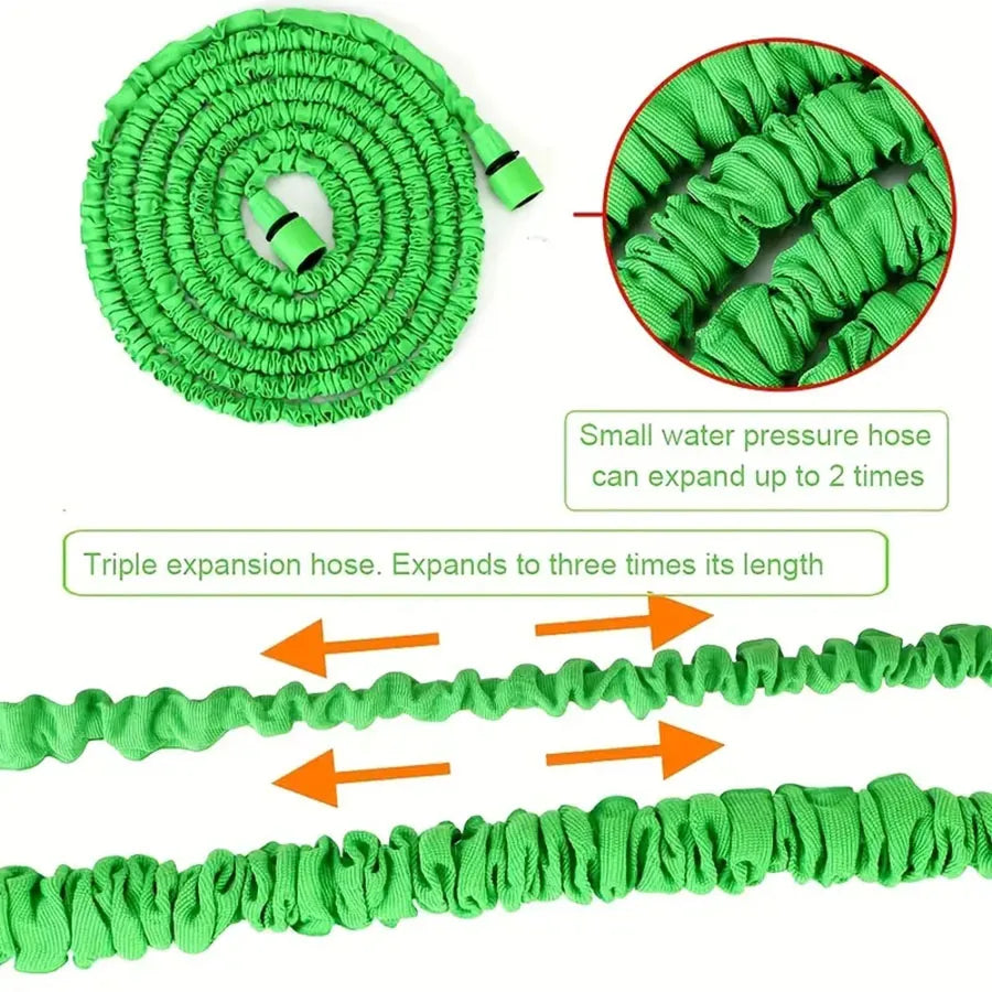 Water Gun, 7Water Spraying Functions, Home Expandable Magic Hose, High-Pressure Car Wash, Garden Watering Hose