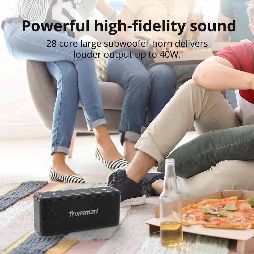 Tronsmart Mega Speaker 40W Bluetooth Speaker with Touch Control Soundbar Support Voice Assistant,NFC,MicroSD