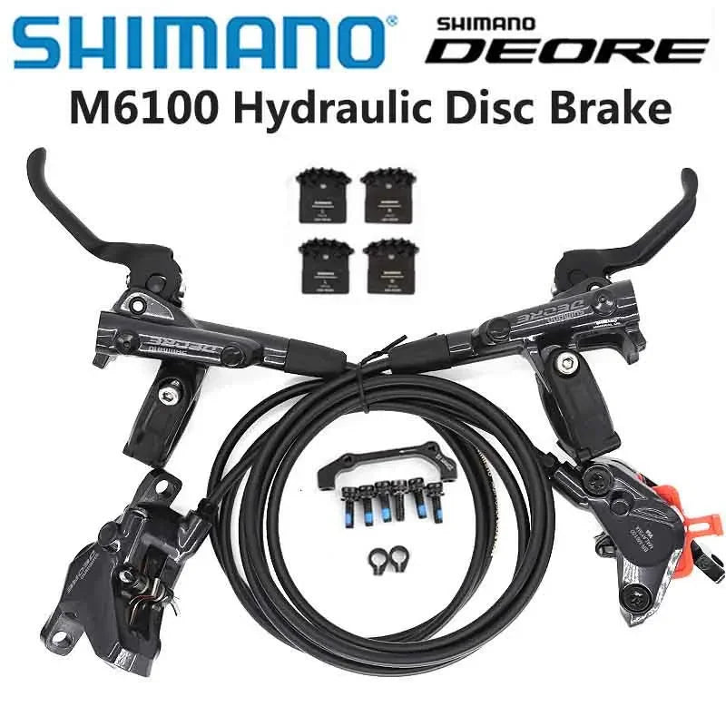 SHIMANO DEORE M6100 2 Piston M6120 4 piston Brake MTB Mountain Bikes Hydraulic Disc Brake MTB BR BL-M6100 DEORE Brake