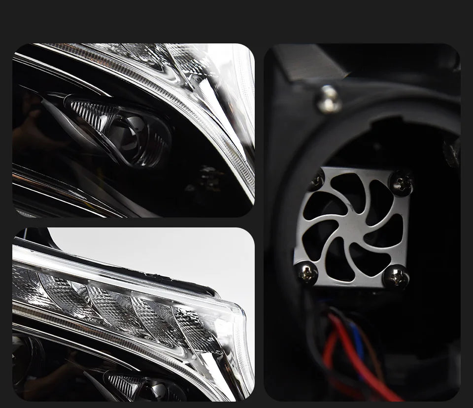 Auto Parts Headlights For Benz VITO V Class Metris 2015-2019 latest Styling LED Dual Projector Car Accesorios Modified