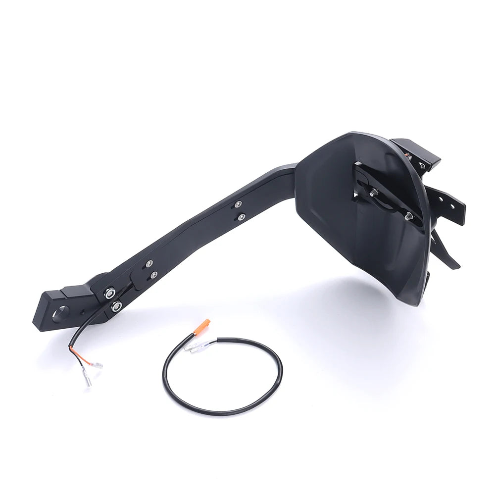 NEW Motorcycle Rear Wheel Mudguard Fender With License Plate Holder LED Light For Honda CB650R CB 650 R CB 650R 2021 2022 2023