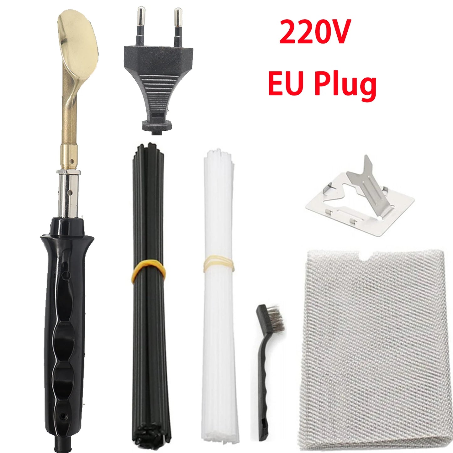 220V Portable Soldering Iron 100W/50W Plastic Soldering Machine Repair Tool Welding Rods Soldering Mesh For Car Bumper Repair