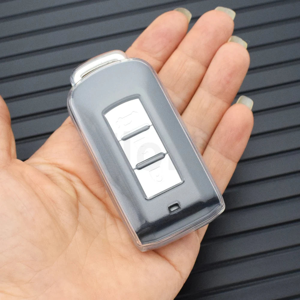 TPU Car Key Case Cover for Mitsubishi Outlander Xpander Triton ASX LANCER Pajero Sport 3 2020 Eclipse Cross L200 Shell Fob