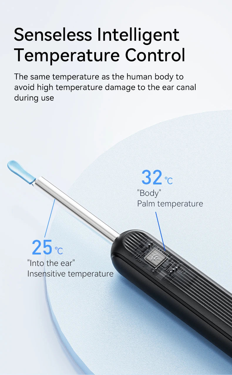 Wireless Ear Wax Cleaner with Camera Safe Earwax Removal Endoscope with Camera Luminous Ear Cleaner Ear Cleaning Tools Ear Care