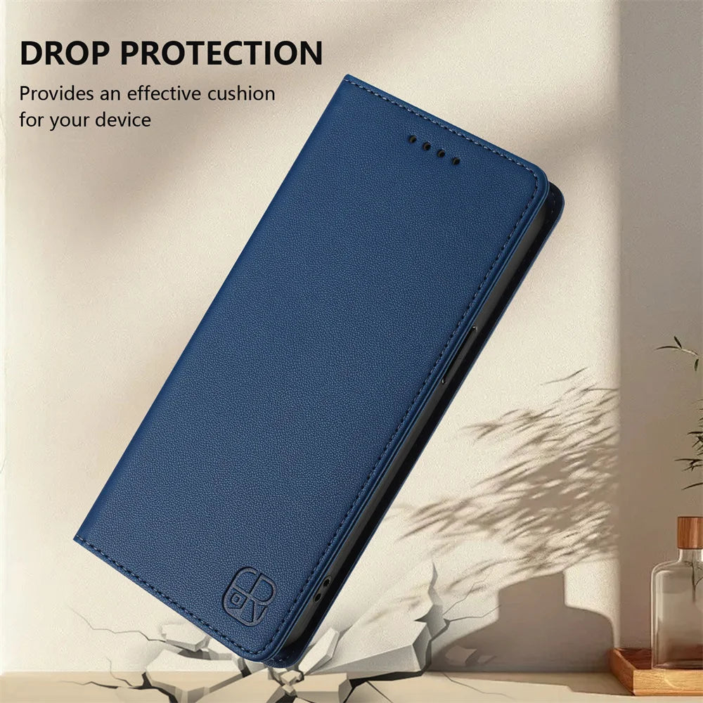 Magnetic Flip Leather Wallet Case For Samsung M62 M56 M55 M54 M53 M52 M36 M35 M34 M33 M32 M23 M15 M13 M12 M10 M05