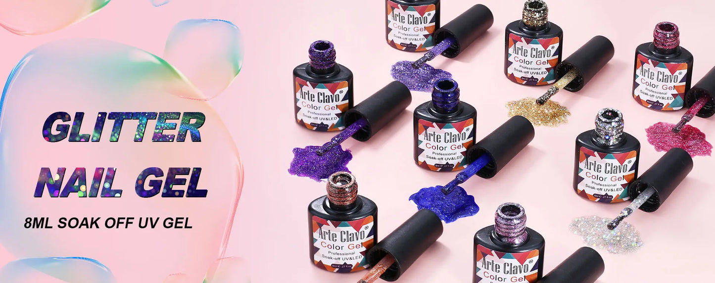 Arte Clavo HEMA TPO FREE Gel Nail Polish Jelly 15ml LED Nail Gel Hybrid Varnish Matt Top Base Coat Nail Art Gellak Primer