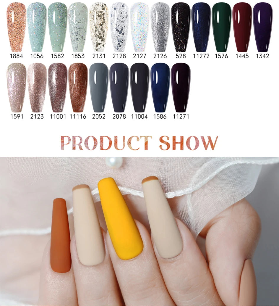 Arte Clavo HEMA TPO FREE Gel Nail Polish Jelly 15ml LED Nail Gel Hybrid Varnish Matt Top Base Coat Nail Art Gellak Primer