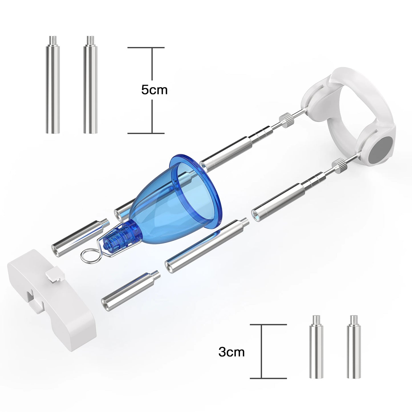 New Size Master Pro for Male Penis Enlargement Best Penis Growth Device Penis Master Extender with Phallosan Vacuum cup