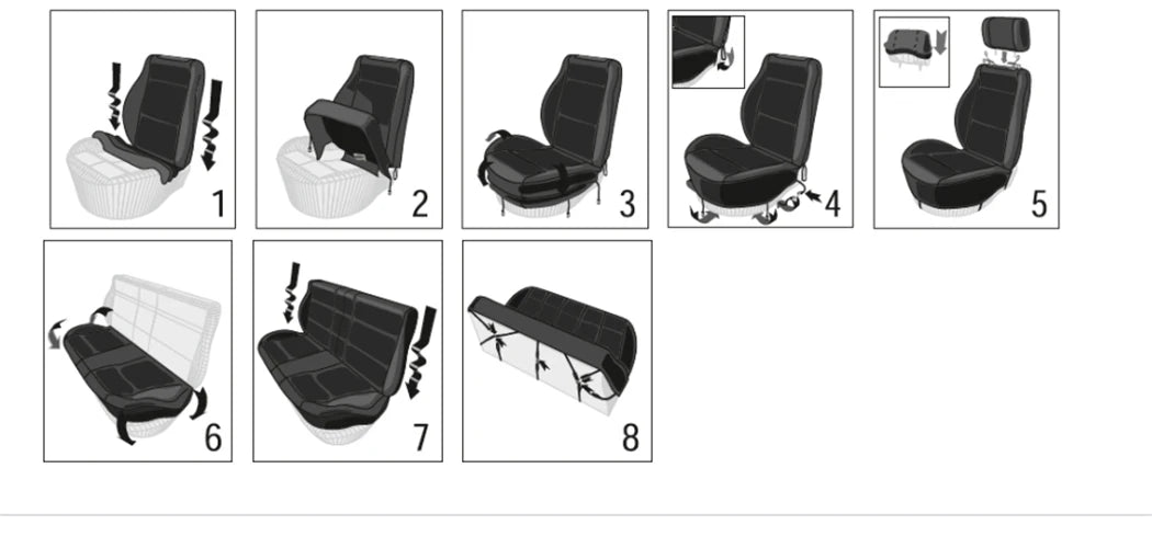 AUTOPLUS Universal Car Seat Covers Artificial Leather Bright Sheet With 3 Zipper Car Accessories Interior Seat Cushion Protector