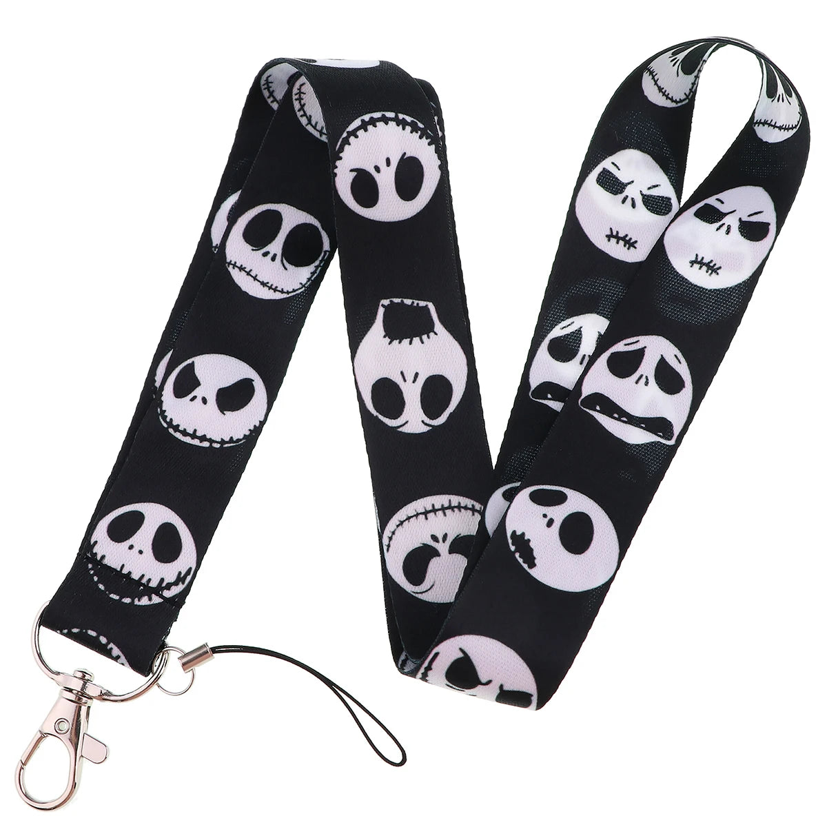 KKZ004 Mickey&Minnie Stitch Lanyard For Keys Keychain Badge Holder ID Credit Card Pass Hang Rope Lariat Phone Charm Gift