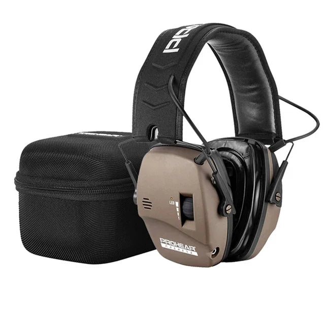 ZOHAN-Tactical Hearing Protectors, Electronic Headphones, Hunting Sound Amplification Earmuffs, Anti Noise Ear Helmets for Shoot