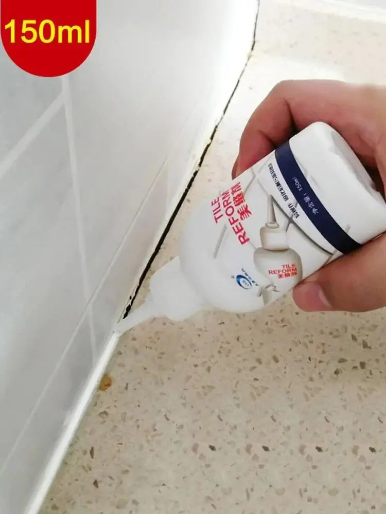 1Pc 150ML Waterproof Tile Gap Repair Filler,Home Waterproof Tile Gap Refill Agent Grout Tiling Tile Reviver Repair for Living