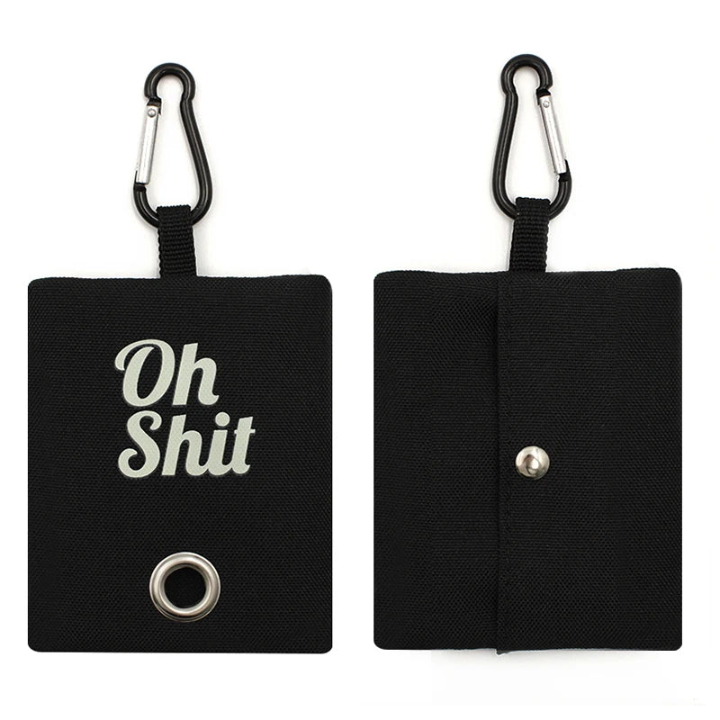 Pet Supplies Canvas Waste Bags Poop Bag Dispenser Portable Pet Poop Bag Holder Outdoor Puppy Kitten Litter Pickup Organizer