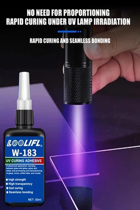 50g Crystal Resin UV Glue DIY Jewelry Making High Hardness Fast Drying Harder Epoxy Glue UV Lam