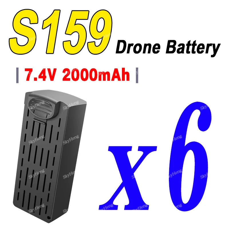 Original S159 8K 5G GPS Drone Battery 7.4V 2200mAh Battery For S159 Aerial Spare Battery Accessories Parts