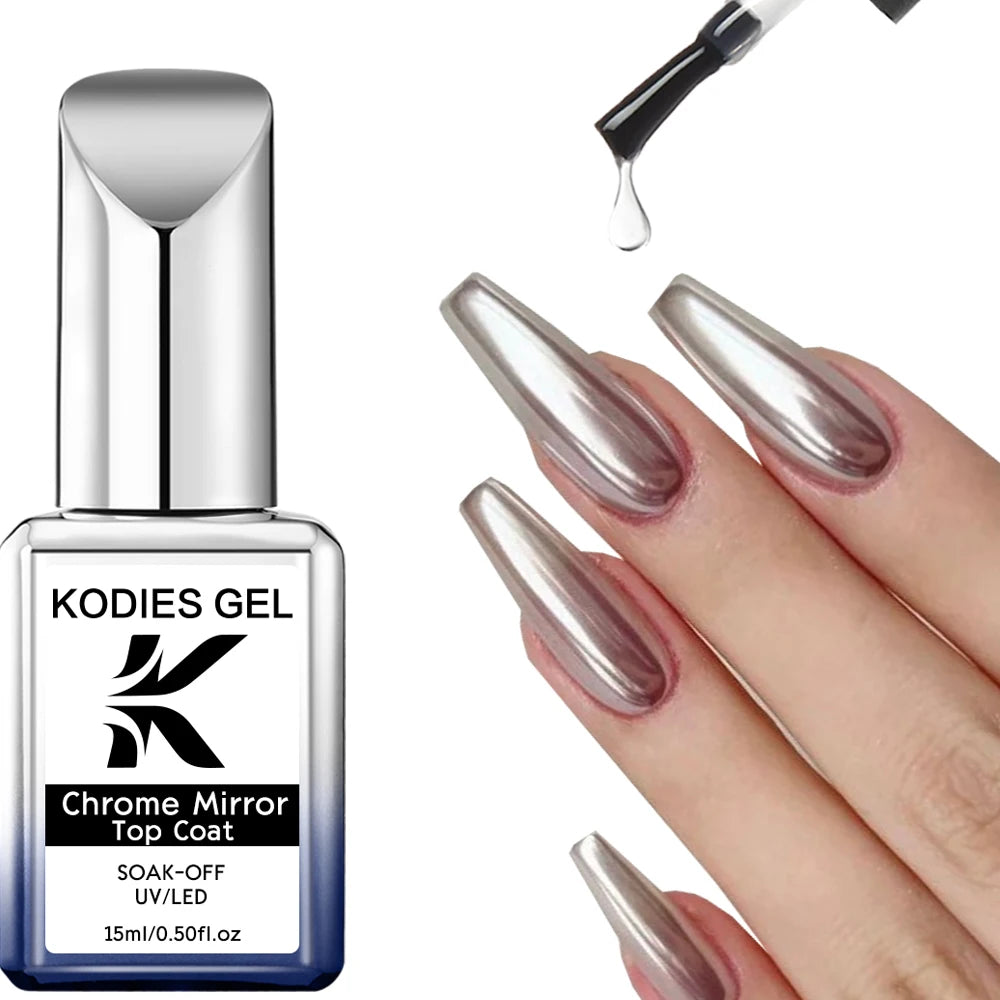 KODIES GEL Nail Tips Glue Adhesive Gel Extra Strong Hold Glue for Fake Press On Nails Semi Permanent UV Cured Acrylic Gel Bonder