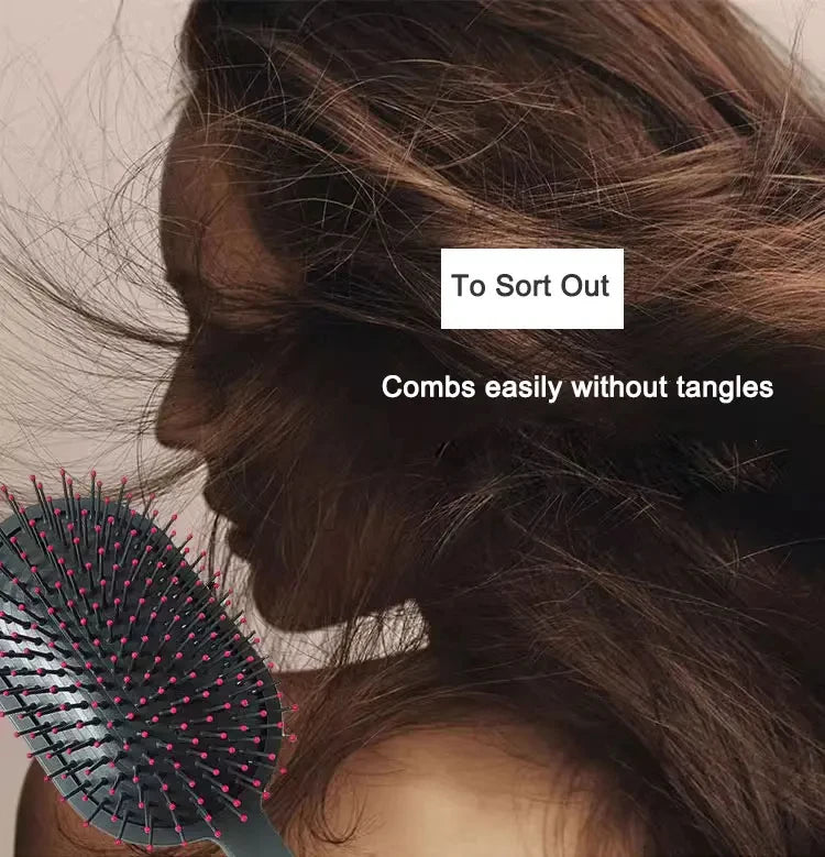 New For Airbag Comb+Wide Tooth Comb+Cylinder Comb Massage Airbag Hairbrush Hairdressing Curly Styling Set Kit