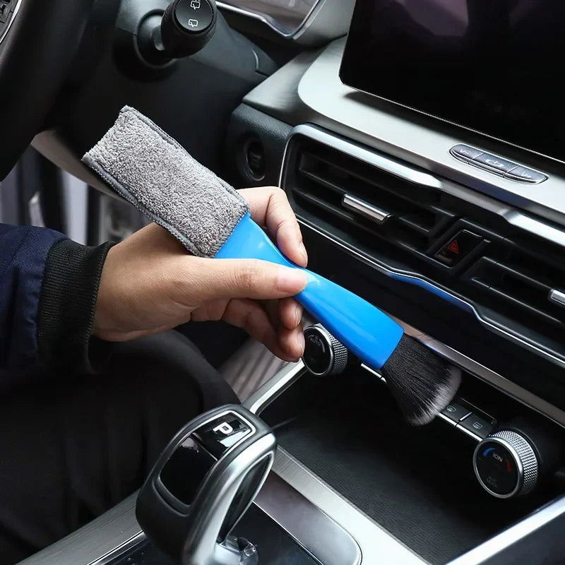 1pcs Car Cleaning Tools Air Conditioning Air Outlet Clean Dust Removal Soft Brush Multifunctional Auto Interior Cleaning Tool